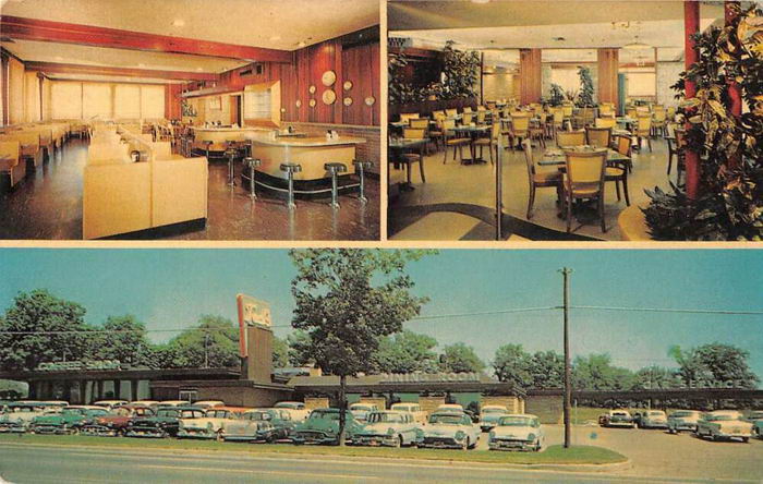 Teds Drive-In (Teds Trailer) - Old Postcard